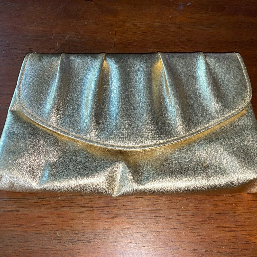 Avon Polished Gold Evening Bag (Clutch) - 1980's